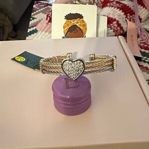 Silver Heart Bracelet